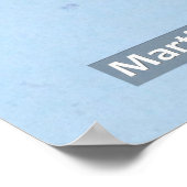 Rond venster poster (Hoek)