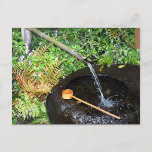 rond waterbekken briefkaart