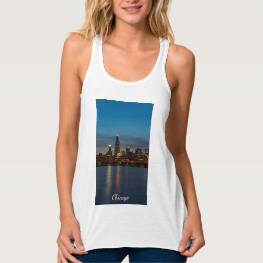 rond Willis bij nacht Tanktop (Voorkant)