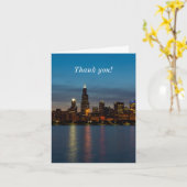 Rond Willis 's nachts Hartelijk dank Kaart (Gele Bloem)