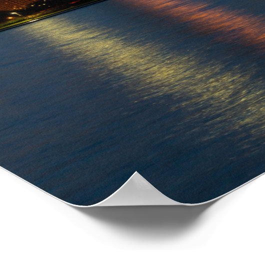 Rond Willis 's nachts Poster (Hoek)