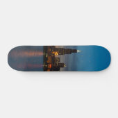 Rond Willis 's nachts Skateboard (Horizontaal)