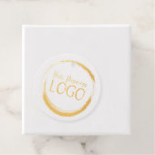 Rond Zakelijk Logo Promo Bedankjes Labels (Met doos)