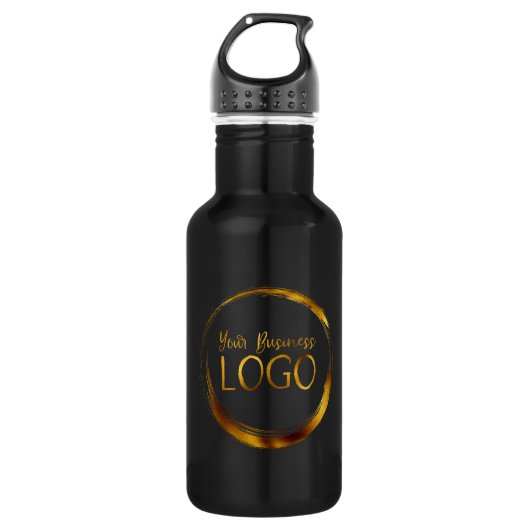 Rond Zakelijk Logo Promo Waterfles (Voorkant)