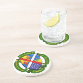 Rond zandsteen Onderzetter (Zijkant)