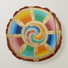 Rond Zen Kussen Levenswiel
