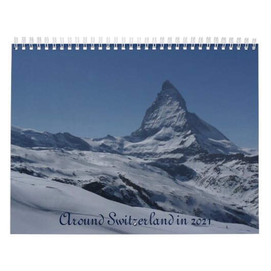 rond Zwitserland in 2021 Kalender (Hoes)