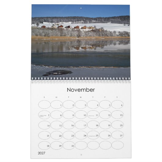 rond Zwitserland in 2024 Kalender (Nov 2027)