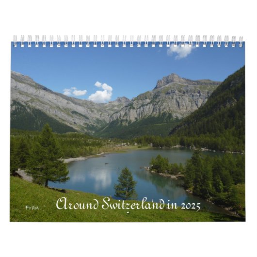 rond Zwitserland in 2025 Kalender (Hoes)