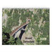 rond Zwitserland kalender 2018 (Hoes)