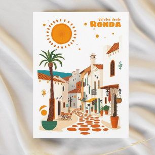 Ronda Andalucia Spanje vakantie Briefkaart