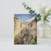 Ronda Brug Spanje Bruidsjurk Shower Game Ansichtka Briefkaart (Staand voorkant)