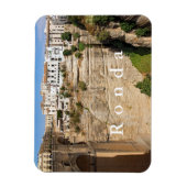 Ronda. Canyon. Brug. Stad. Magneet (Verticaal)