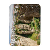 Ronda. Canyon. Stad. Mensen. Magneet (Verticaal)