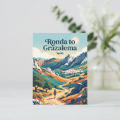 Ronda naar Grazalema Spanje Briefkaart (Staand voorkant)