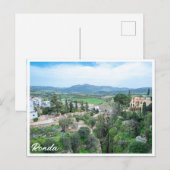 Ronda oude stad in Andalusië, Spanje Briefkaart (Voorkant / Achterkant)