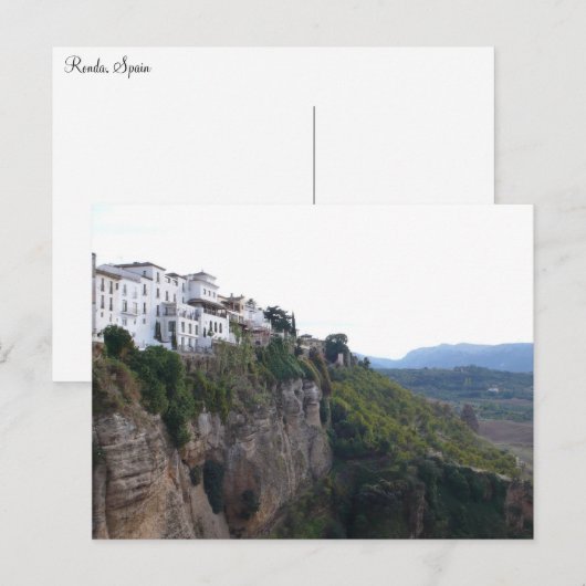 Ronda, Spanje Briefkaart (Voorkant / Achterkant)