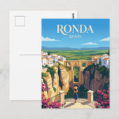 RONDA SPANJE BRIEFKAART (Voorkant / Achterkant)