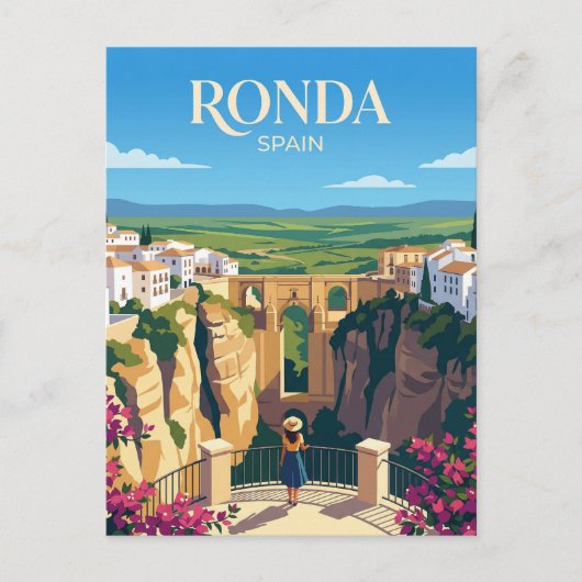 RONDA SPANJE BRIEFKAART (Voorkant)