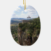 Ronda, Spanje - kerstversiering Keramisch Ornament (Achterkant)