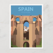 Ronda Spanje  Kunst Reizen Illustratie Briefkaart (Voorkant)