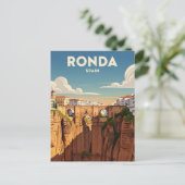 Ronda Spanje Reizen Briefkaart (Staand voorkant)