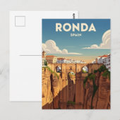 Ronda Spanje Reizen Briefkaart (Voorkant / Achterkant)