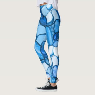Rondachtige stenen in tinten vergelijkbaar met kon leggings