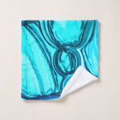 Rondachtige stenen in tonnen vergelijkbaar met aqu bad handdoek (Wasdoekje)