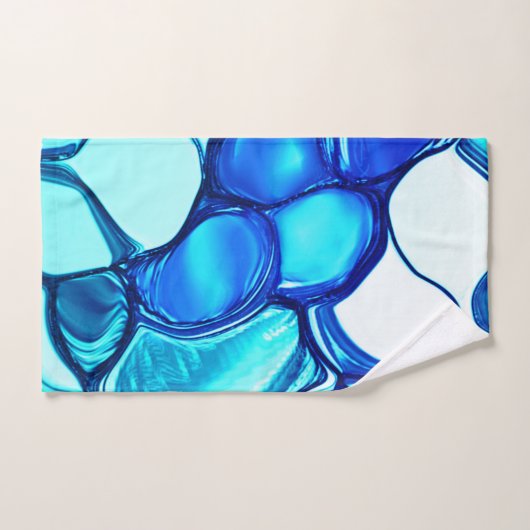 Rondachtige stenen in tonnen vergelijkbaar met aqu bad handdoek (Handdoek)