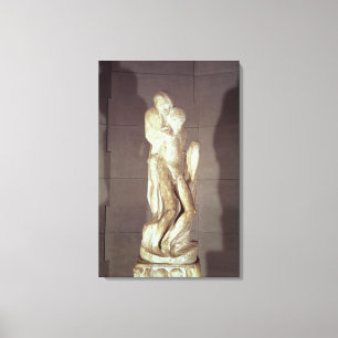 Rondanini Pieta, 1564 (marmer) (zie ook 55601) Canvas Afdruk