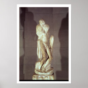 Rondanini Pieta, 1564 (marmer) (zie ook 55601) Poster