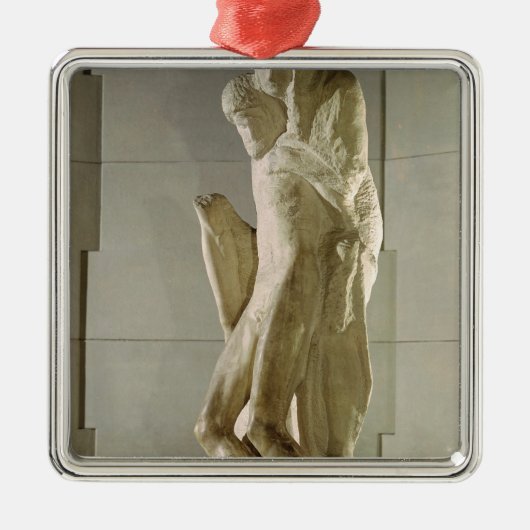 Rondanini Pieta, 1564 Metalen Ornament (Voorkant)