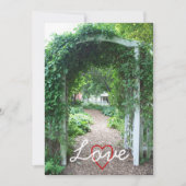 Rondbruiloft - Uitnodiging voor bruiloft (Voorkant)