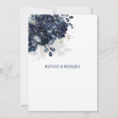 Rondbruin en goudbruin aankondiging (Achterkant)