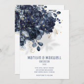 Rondbruin en goudbruin aankondiging (Voorkant / Achterkant)