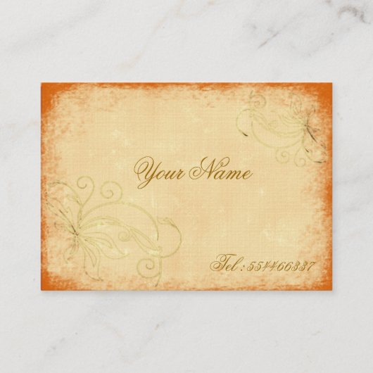 ronddraaien  flora visitekaartje (Voorkant)