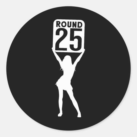 Ronde 25 sticker (Voorkant)