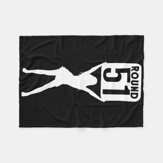 Ronde 51 fleece deken (Voorkant (Horizontaal))