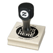 Ronde Aangepast uw bedrijf Logo Rubberstempel (Stempel)