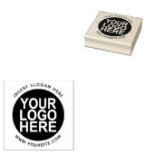 Ronde Aangepast uw bedrijf Logo Rubberstempel (Gestempeld)