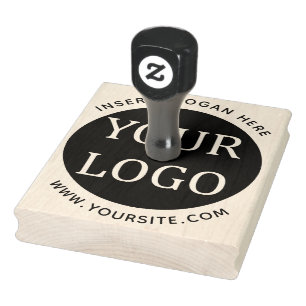 Ronde Aangepast uw bedrijf Logo Rubberstempel