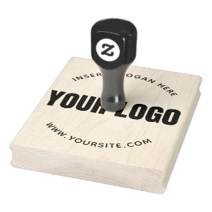 Ronde Aangepast uw bedrijf Logo Rubberstempel