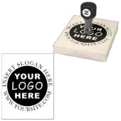Ronde Aangepast uw bedrijf Logo Rubberstempel (Gestempeld)