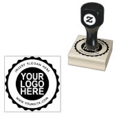 Ronde Aangepast uw bedrijf Logo Rubberstempel (Gestempeld)