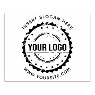 Ronde Aangepast uw bedrijf Logo Rubberstempel