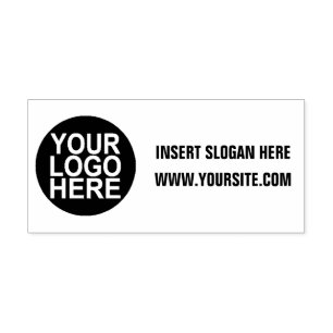 Ronde Aangepast uw bedrijf Logo Rubberstempel