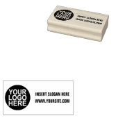 Ronde Aangepast uw bedrijf Logo Rubberstempel (Gestempeld)