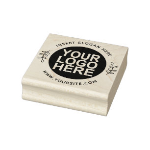 Ronde Aangepast uw bedrijf Logo Rubberstempel