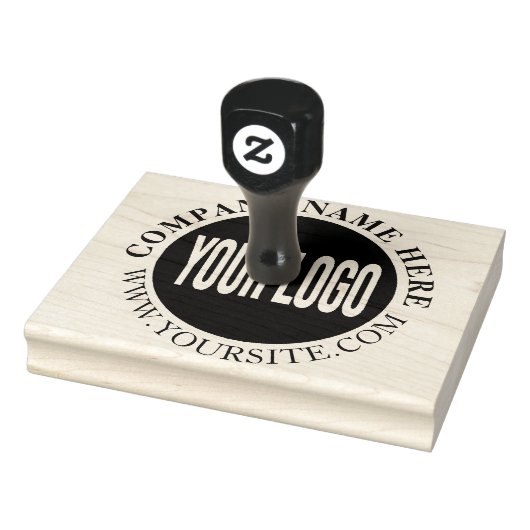 Ronde Aangepast uw bedrijf Logo Rubberstempel (Stempel)